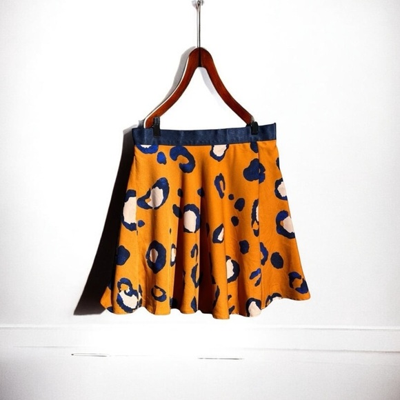 🌻3.1 Phillip Lim x Target Animal Print A-line Skirt Size 10 - Picture 1 of 11